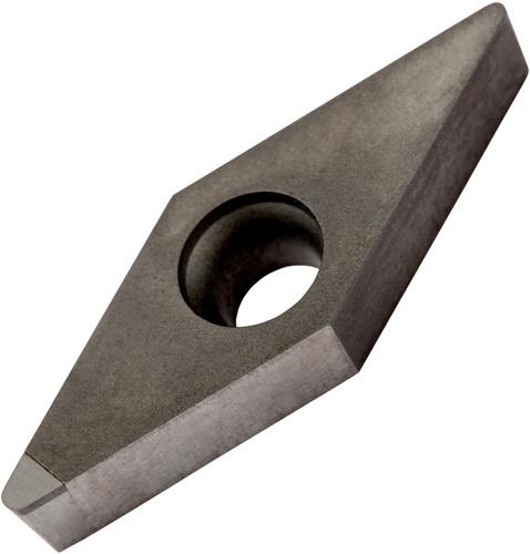 Drehwendeschneidplatte ISO VCMW 160404FN:PD1 Bohrungs-D. 4,4mm Farbe Dunkelgrau