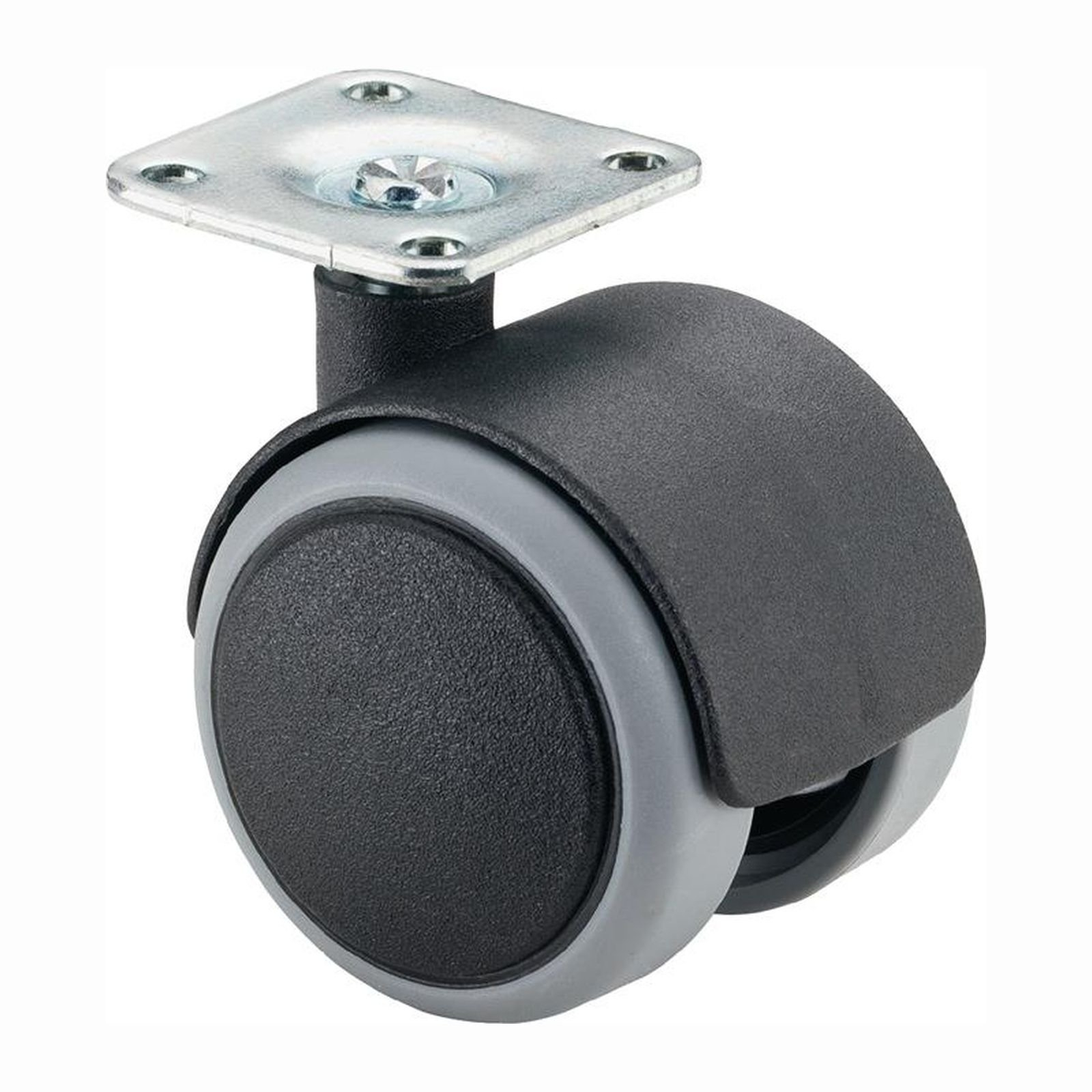 BS Rollen Kunststoffdoppelrolle polyamid weich mit Anschraubplatte