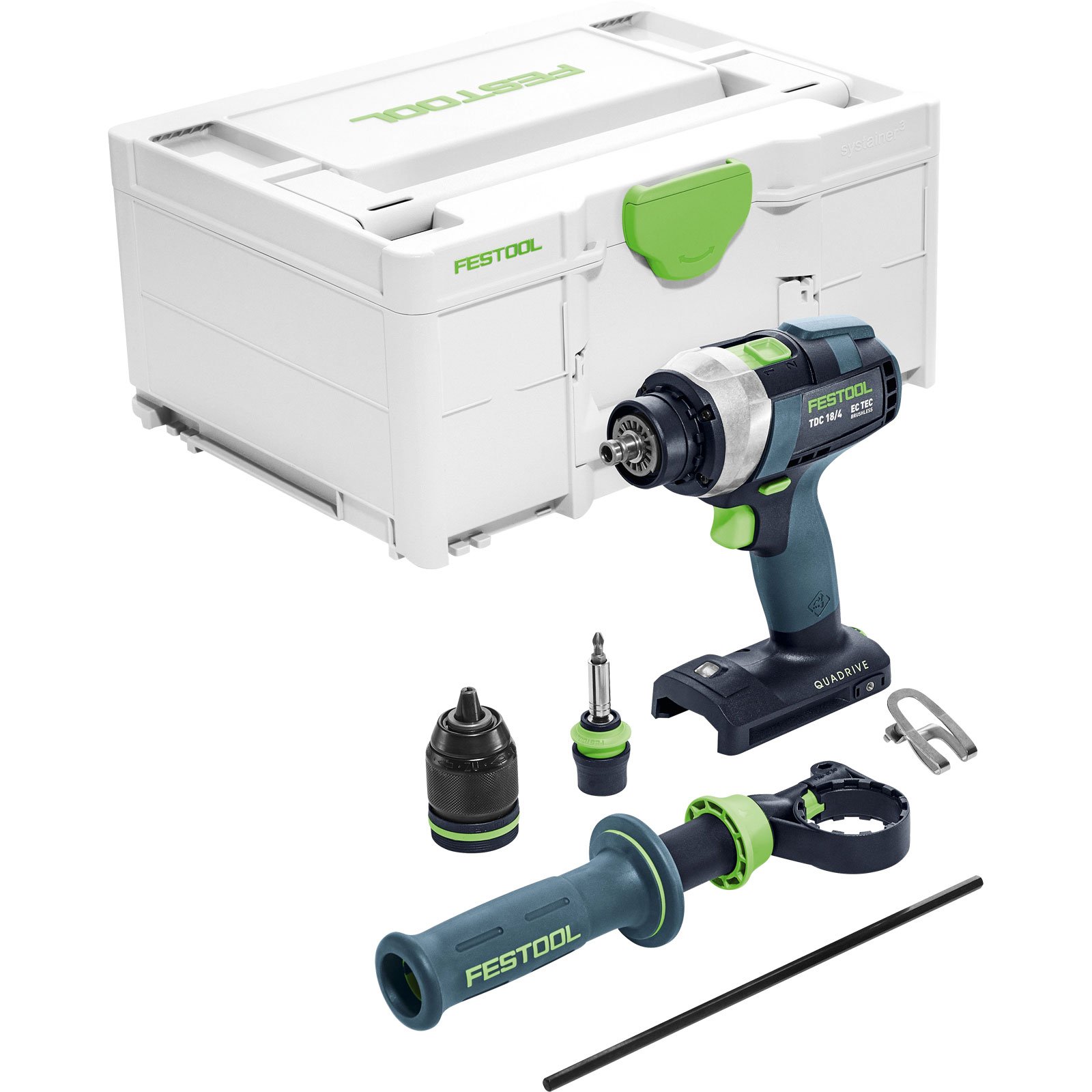 Festool Akku-Bohrschrauber TDC 18/4 I-Basic QUADRIVE - 575601