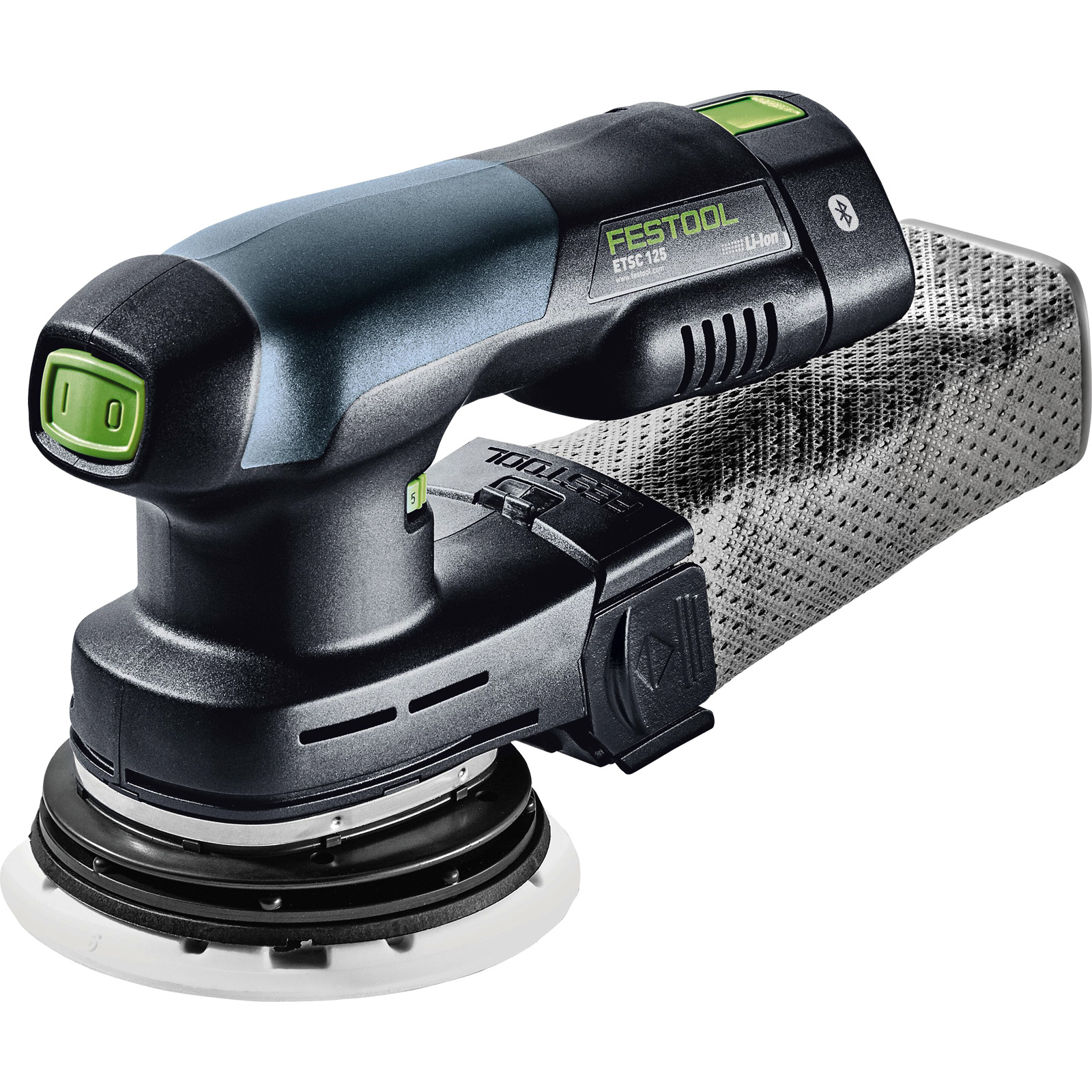 Festool Akku-Exzenterschleifer ETSC 125 3,0 I-Plus / 2x 3,0 Ah Akku + Ladegerät + Zubehör im Systainer - 577694