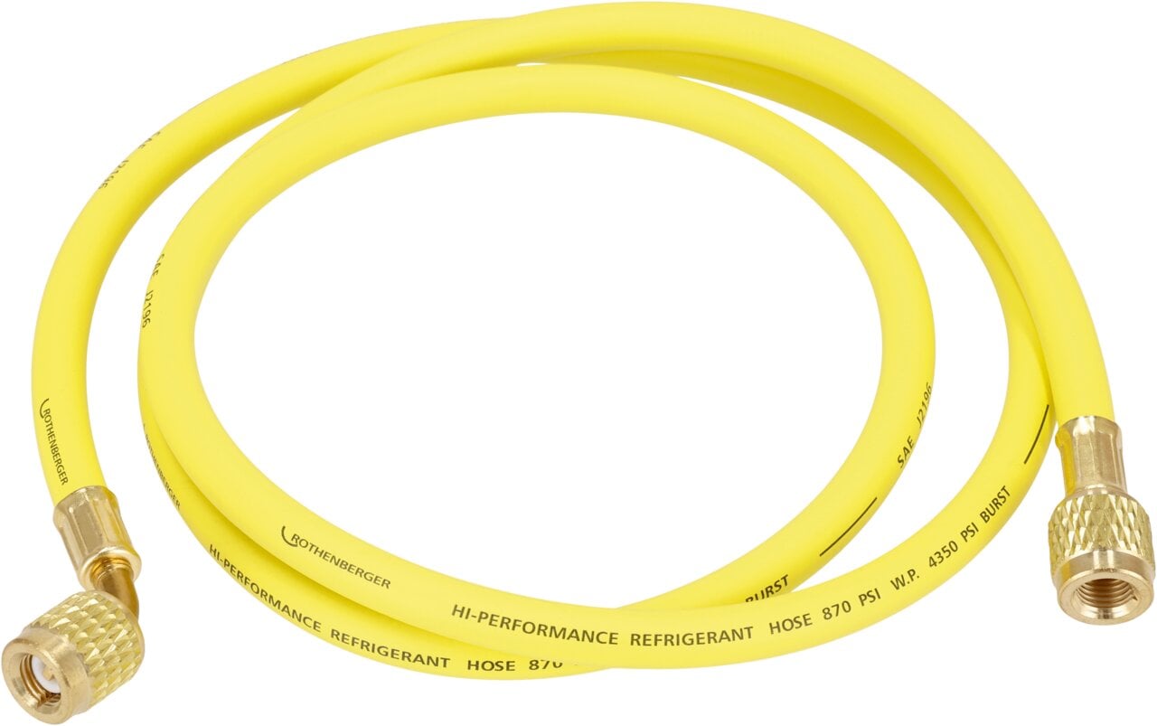 ROTHENBERGER Druckschlauch Standard, 1/4" SAE, 1,5m, R22, R134A, R407C, R404A - 1500000025