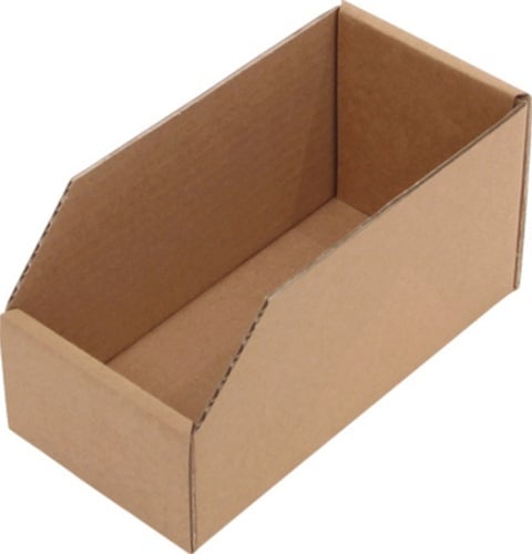 Regalkasten L200 x B100 x H100 mm braun 1-wellige Pappe - 5212140