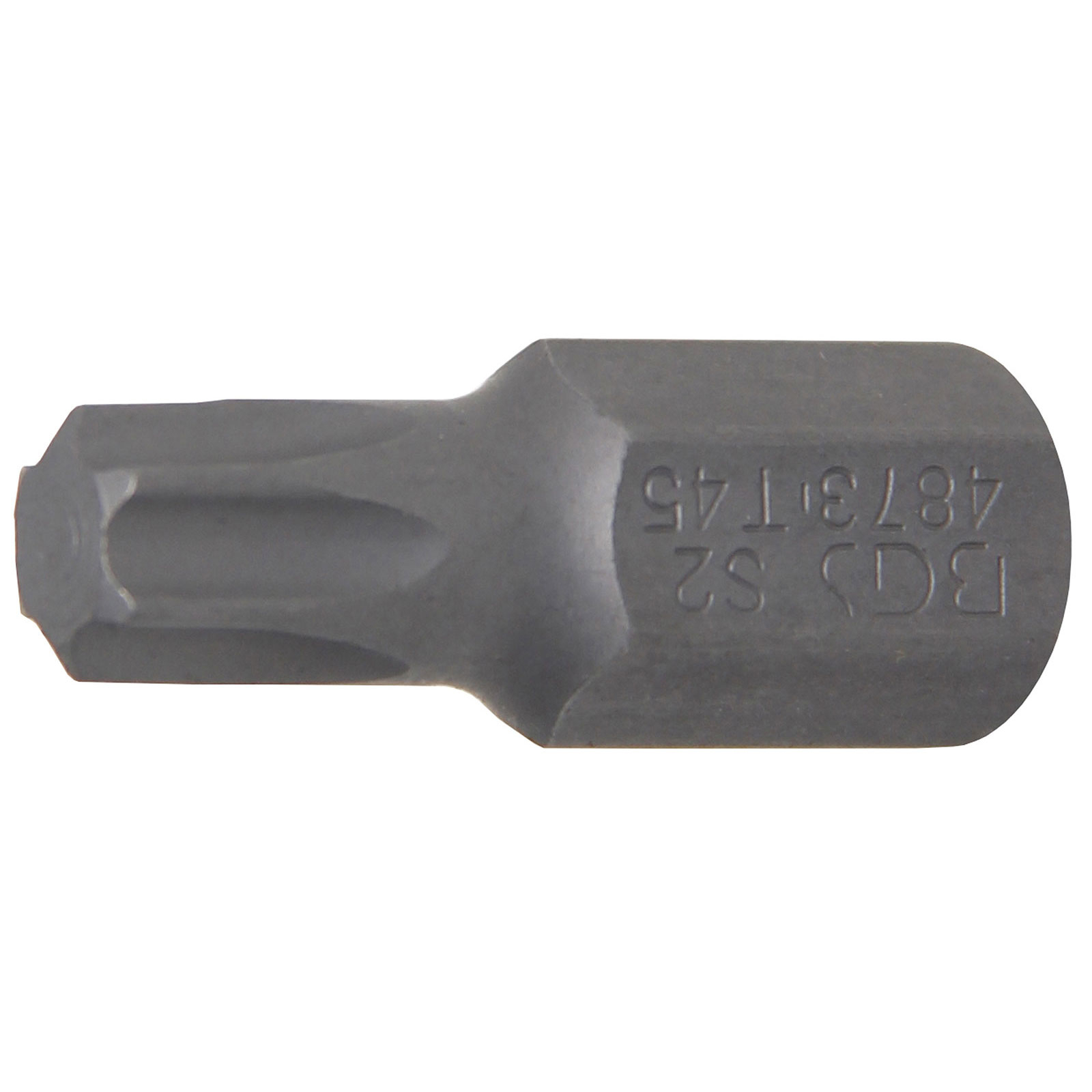 BGS Bit Antrieb Außensechskant 10 mm (3/8") T-Profil (für Torx) T45 - 4873