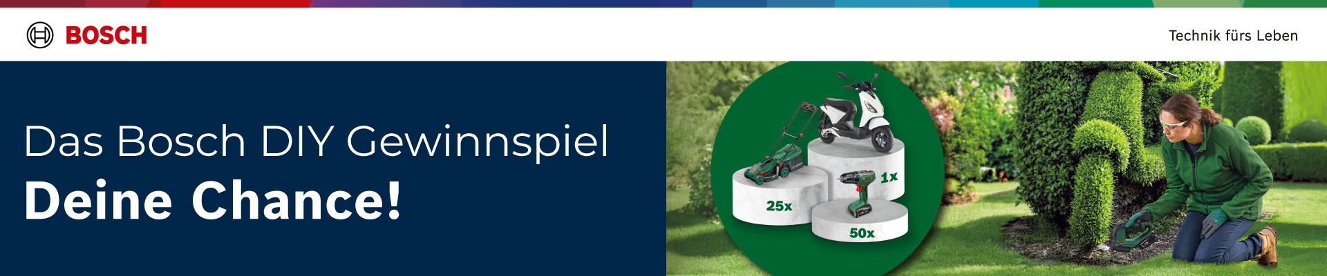 Bosch DIY Gewinnspiel mit Chance auf attraktive Preise