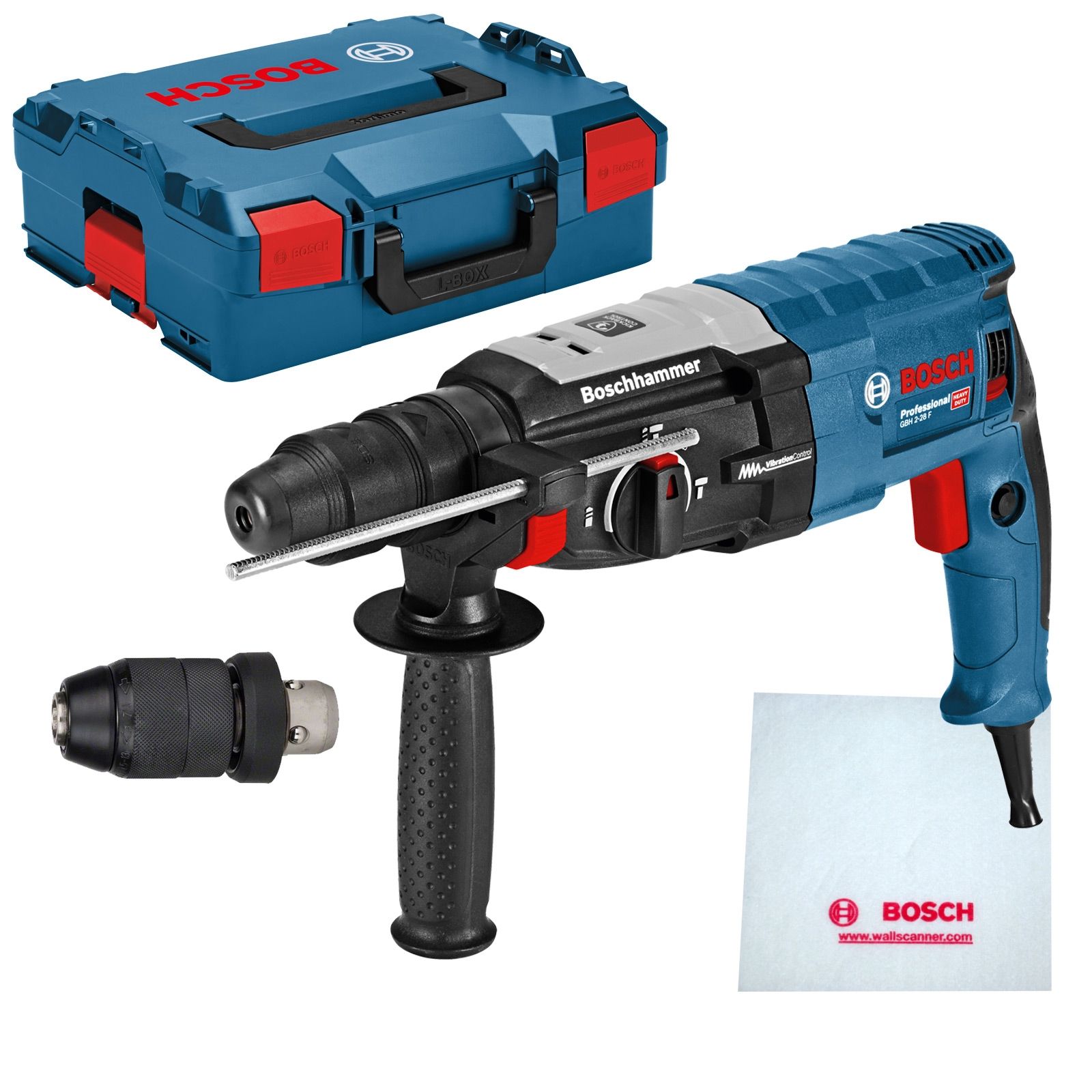 Bosch Bohrhammer GBH 2-28 F mit SDS plus 880 W in L-Boxx - 0611267601