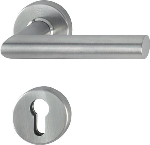 HOPPE Rosettenhalbgarnitur Ams.E1400Z/42/42S VA F69 4-KT.8mm f.Kombischutz - 3332035