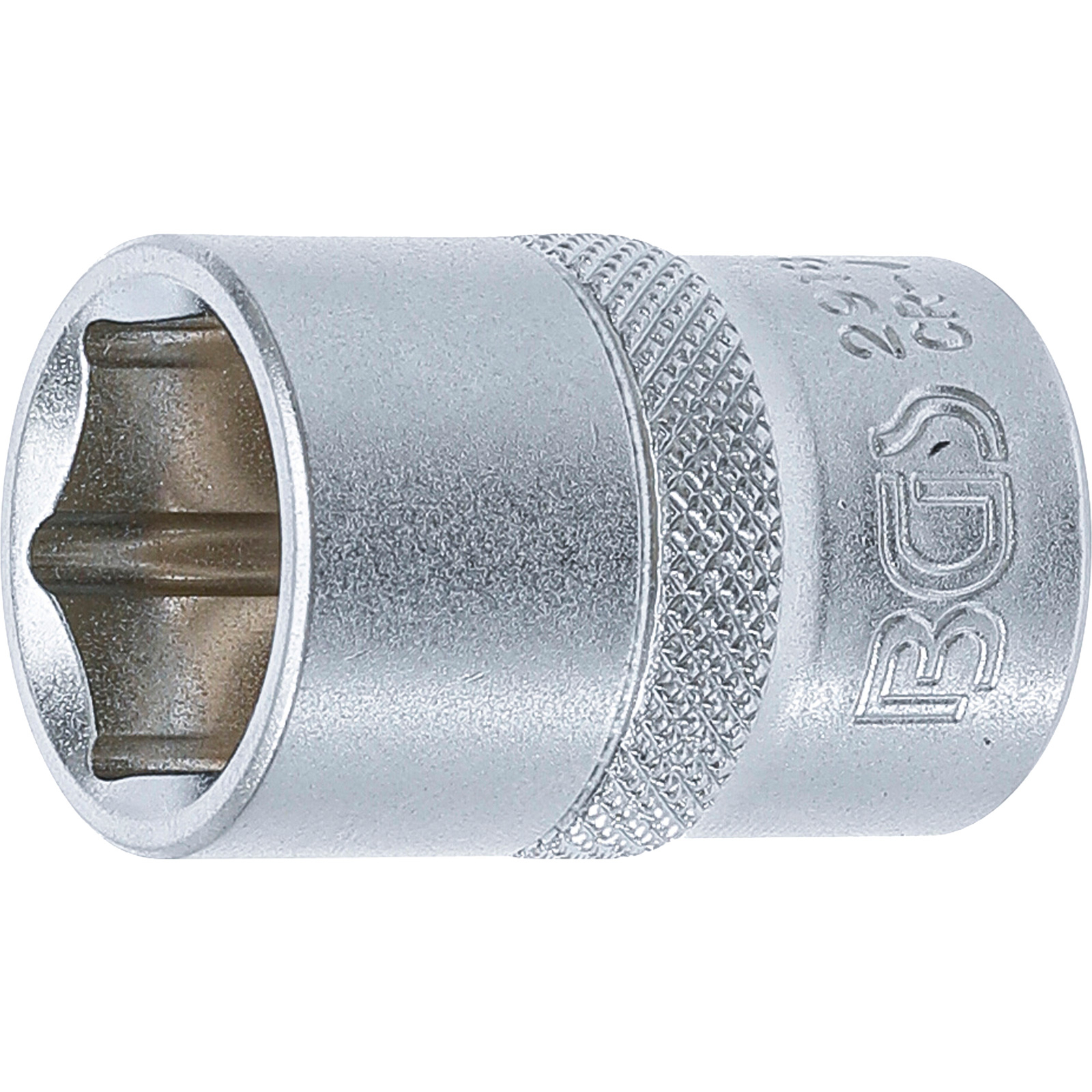 BGS Steckschlüssel-Einsatz Sechskant Antrieb Innenvierkant 12,5 mm (1/2") SW 18 mm - 2918