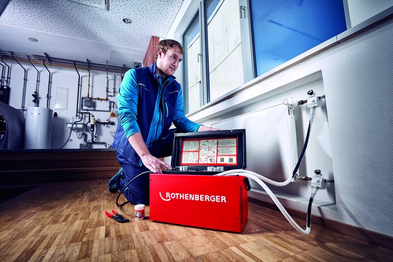 ROFROST Turbo II R290 im Einsatz am Heizkörper