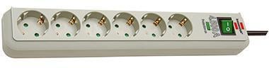 brennenstuhl Steckdosenleiste Eco-Line 1159750015 6fach grau