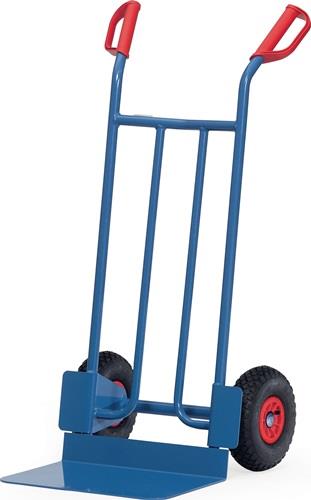 Sackkarre Schaufel-L300xB480mm H.1150mm Trgf.250kg Luft-Bereifung blau FETRA