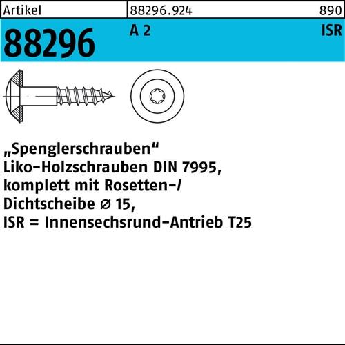 Spenglerschraube R 88296 Dichtscheibe LIKO ISR 4,5x 45 -15 A 2 200Stück