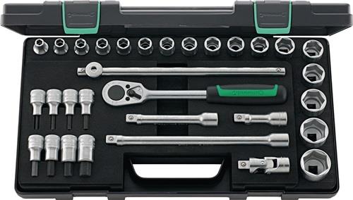 Stahlwille Steckschlüsselsatz 52/54/25/6 31tlg. 1/2″ SW 8-32 mm Anzahl Zähne 36 6-kant - 96031239