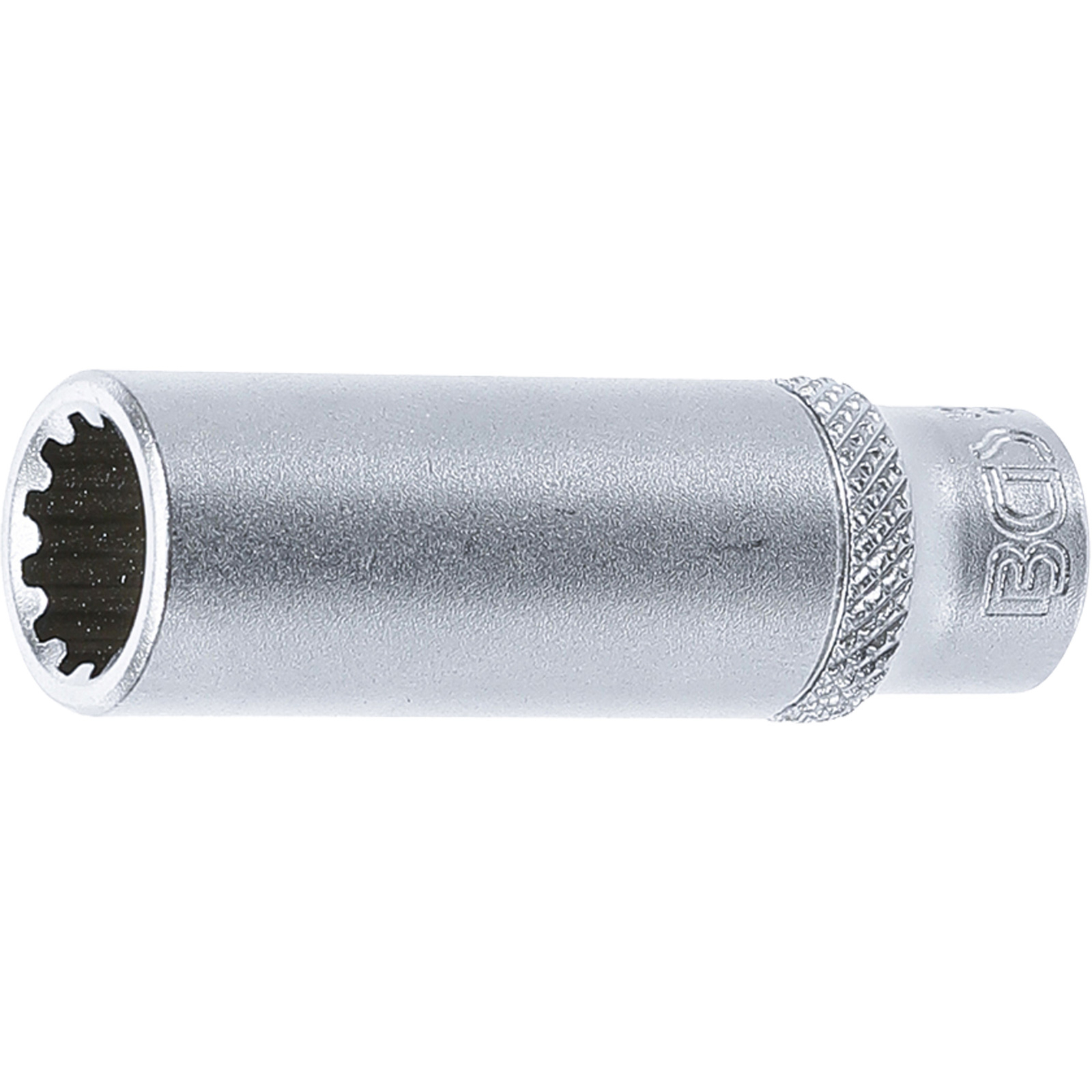 BGS Steckschlüssel-Einsatz Gear Lock tief Antrieb Innenvierkant 6,3 mm (1/4") SW 10 mm - 10160