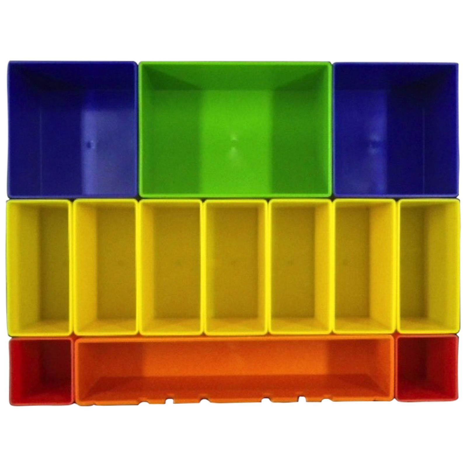 Makita Boxeneinsatz mit farbigen Boxen Einlage für MAKPAC - P-83652