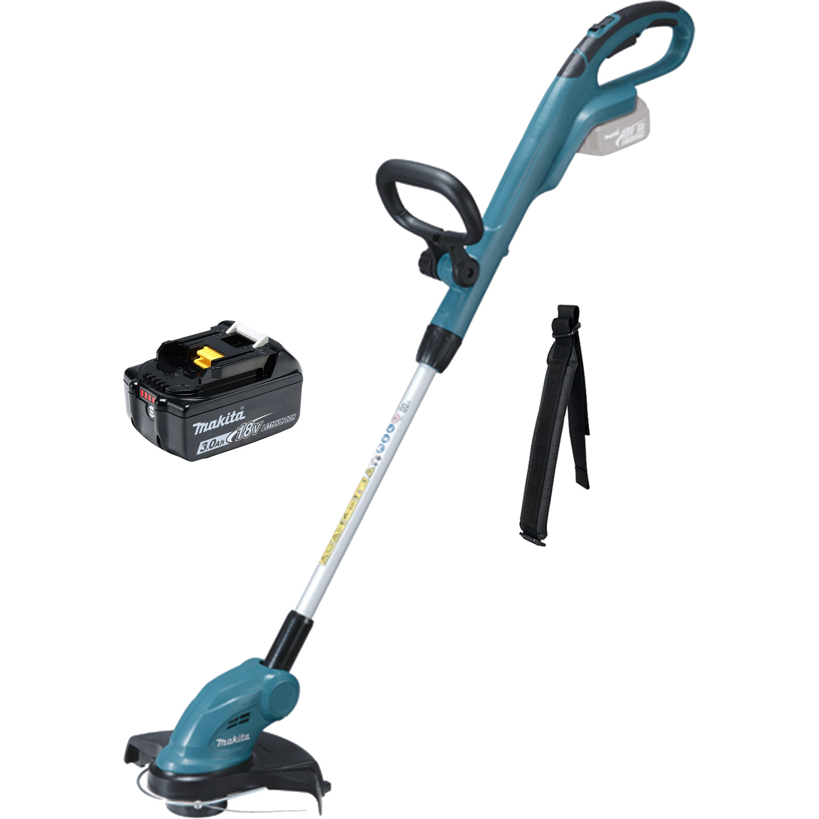 Makita DUR181F Akku-Rasentrimmer 18 V / 1x 3,0 Ah Akku 