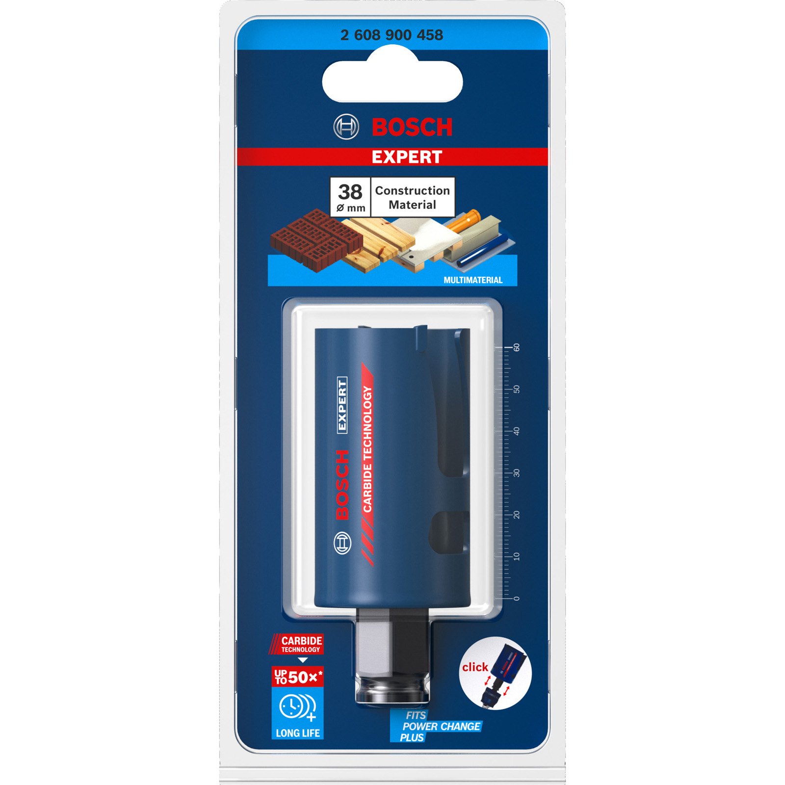 Bosch Expert Construction Material Lochsäge 38 x 60 mm - 2608900458