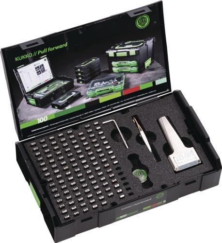 kukko Schlagzahlen-/Schlagbuchstabensatz 333 120-teilig mit Typenhalter - 333-020