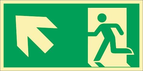 Rettungszeichen DIN EN ISO 7010 L297xB148 mm - 9303KHL148L