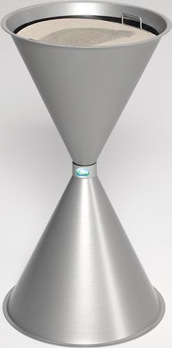 VAR Standascher D400xH730mm silber - 1168