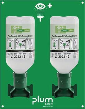 Augenspülstation 2x0,5l H290xB228xT80ca.mm Haltbarkeit 3 Jahre(ungeöff. Flasche)