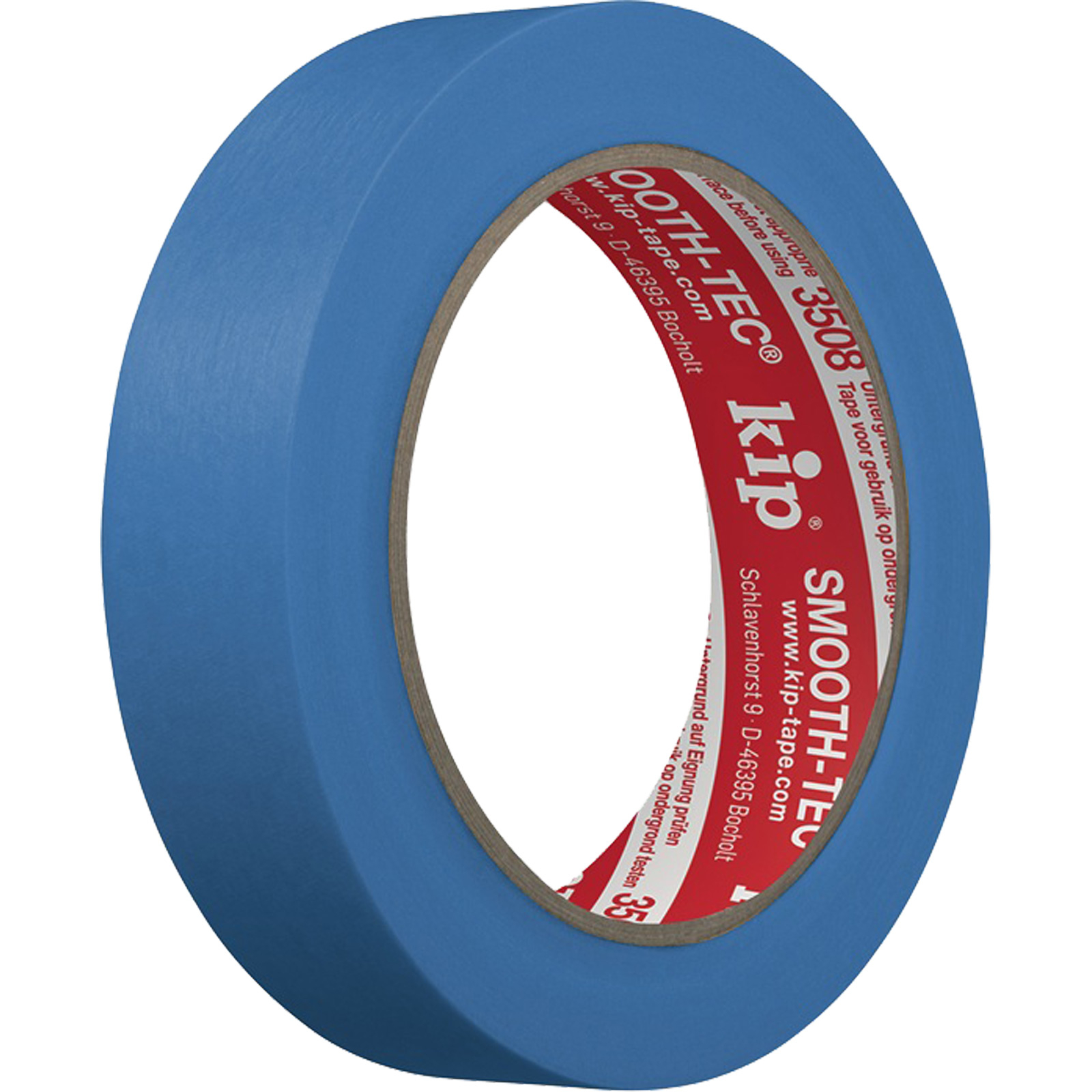 KIP Glattkreppband 3508 SMOOTH-TEC glatt blau 50 m x 24 mm - 3508-24