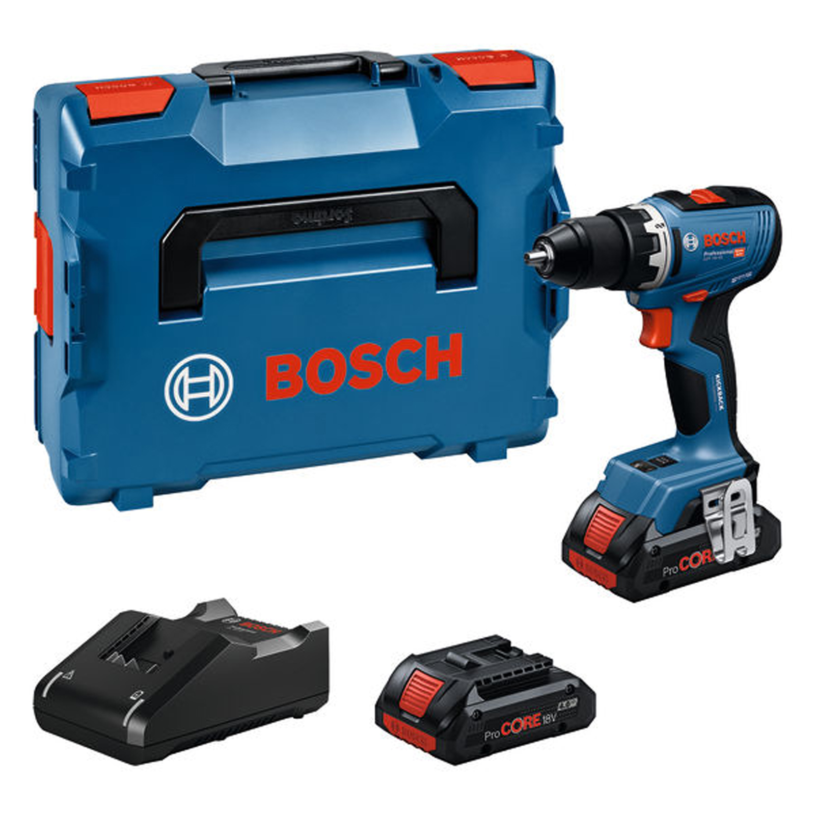 Bosch Akku-Bohrschrauber GSR 18V-65 2x Akku ProCORE18V 4,0Ah L-BOXX-Koffer - 06019N3206