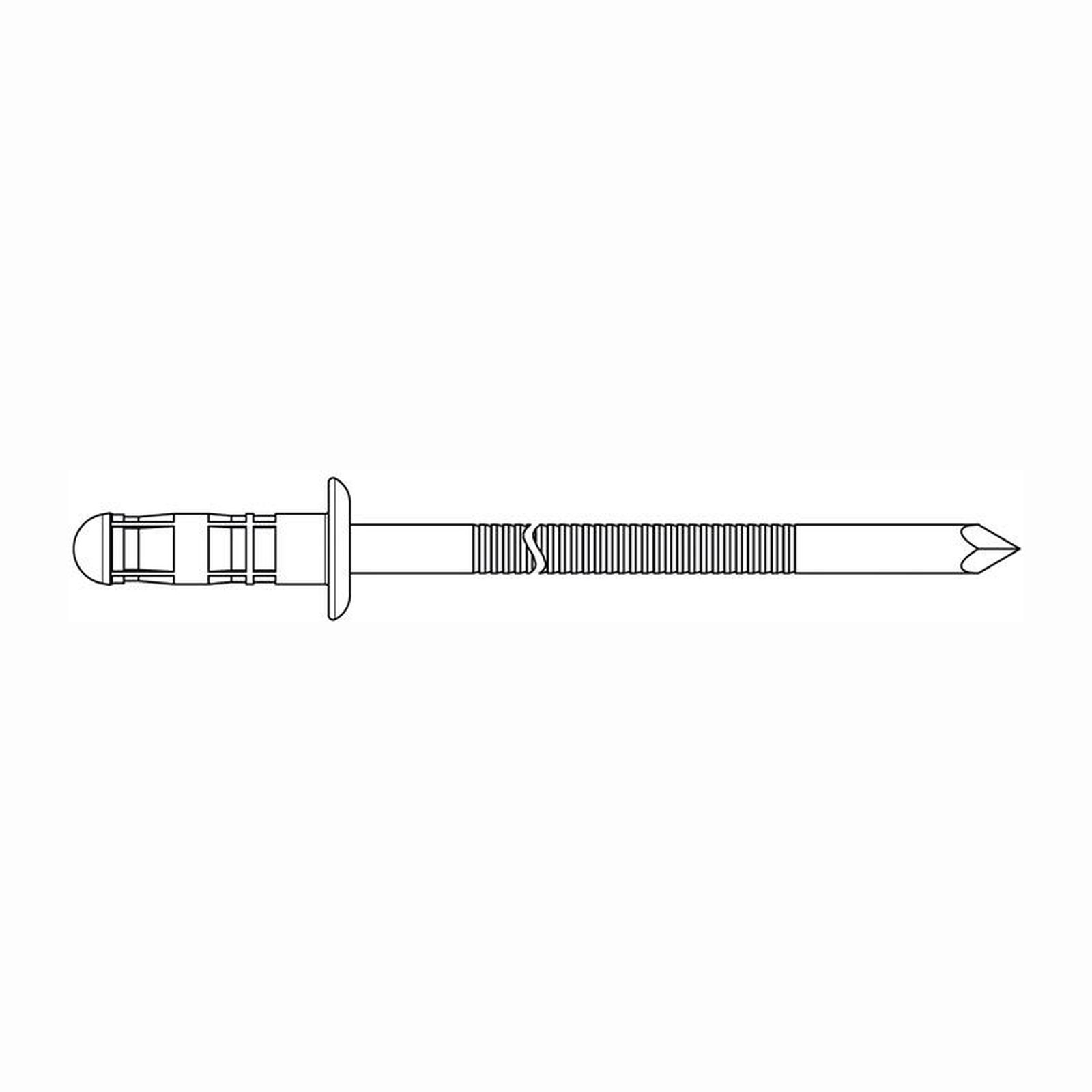 GESIPA Blindniet PolyBulb Nietschaft d x l 4,8 x 16 mm - 1450474