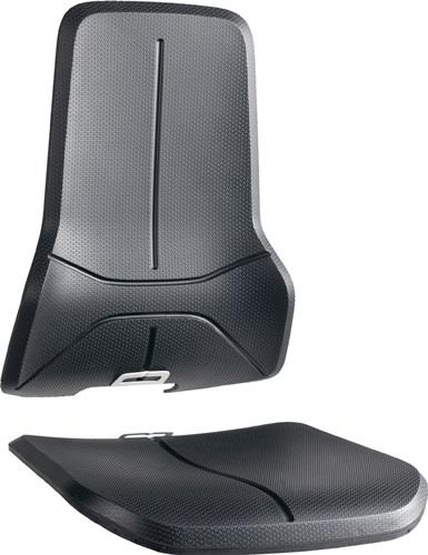 interstuhl Wechselpolster Kunstleder schwarz - 9588-MG01