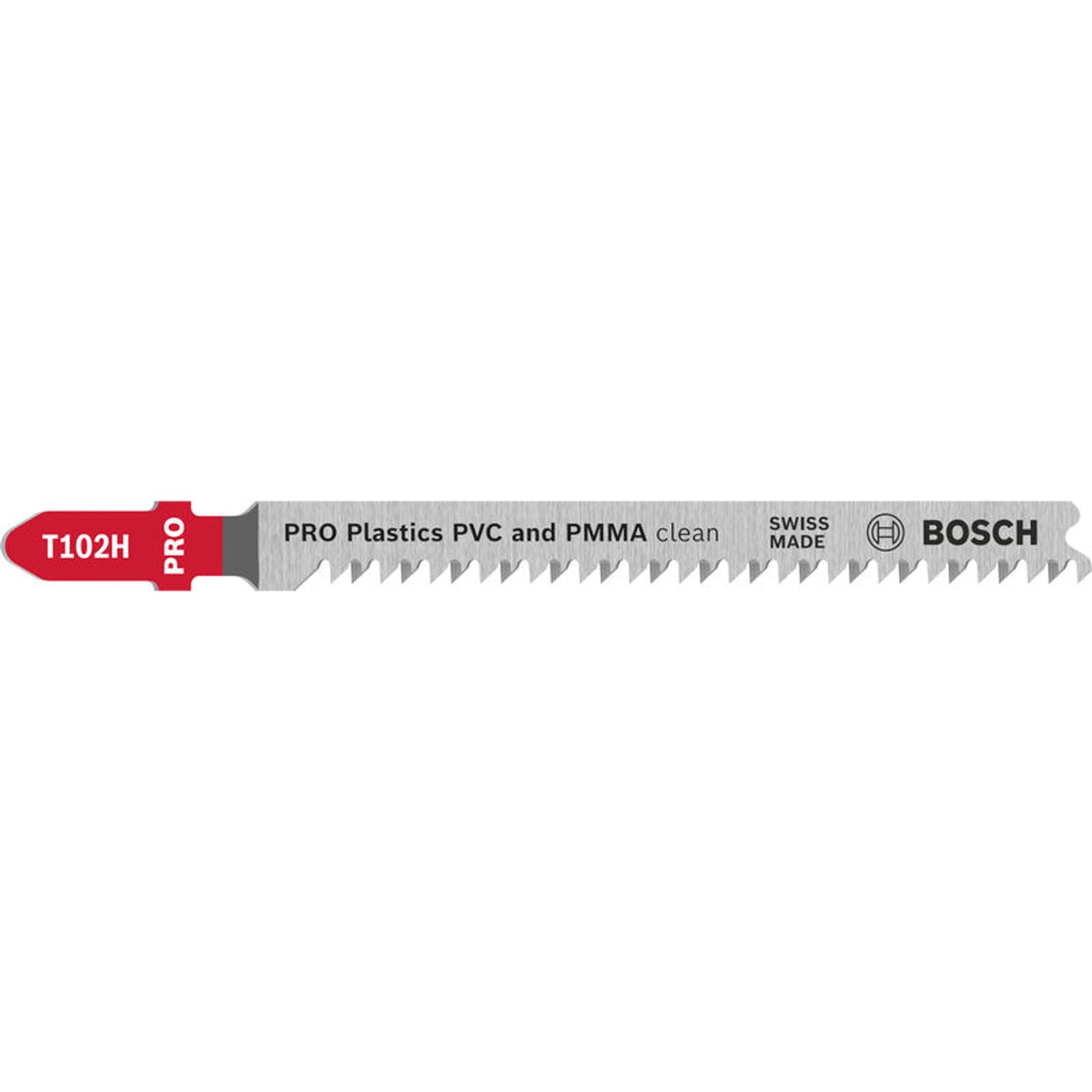 Bosch PRO Plastics PVC and PMMA clean T102H Stichsägeblatt 100 mm 2-tlg. - 2608667049