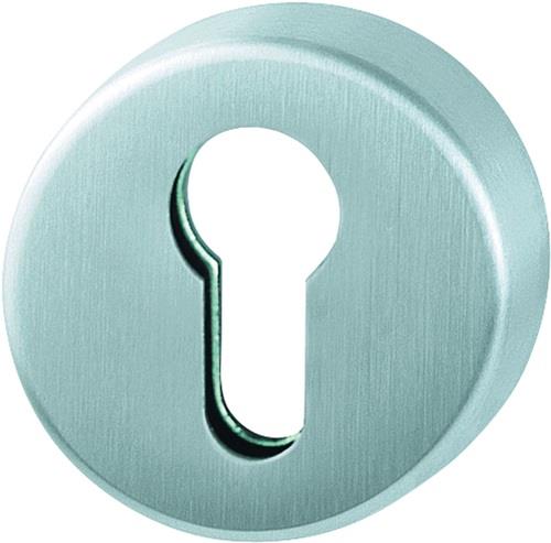 HOPPE Schlüsselrosette E42HS VA F69 Schildst.10mm PZ rd - 10799485