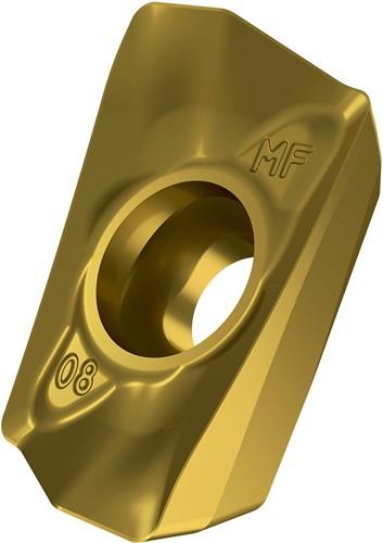 Fräswendeschneidplatte ISO ADMX 160608SR-MF:M6330 D.4,5mm PVD beschichtet Gold