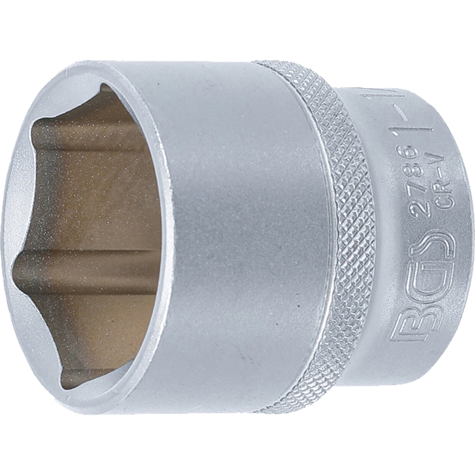 BGS Steckschlüssel-Einsatz Sechskant Antrieb Innenvierkant 12,5 mm (1/2") SW 1.1/4" - 2786