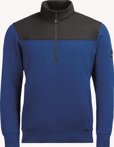Zip-Sweatshirt ROB Gr.XXL royalblau-schwarz FHB