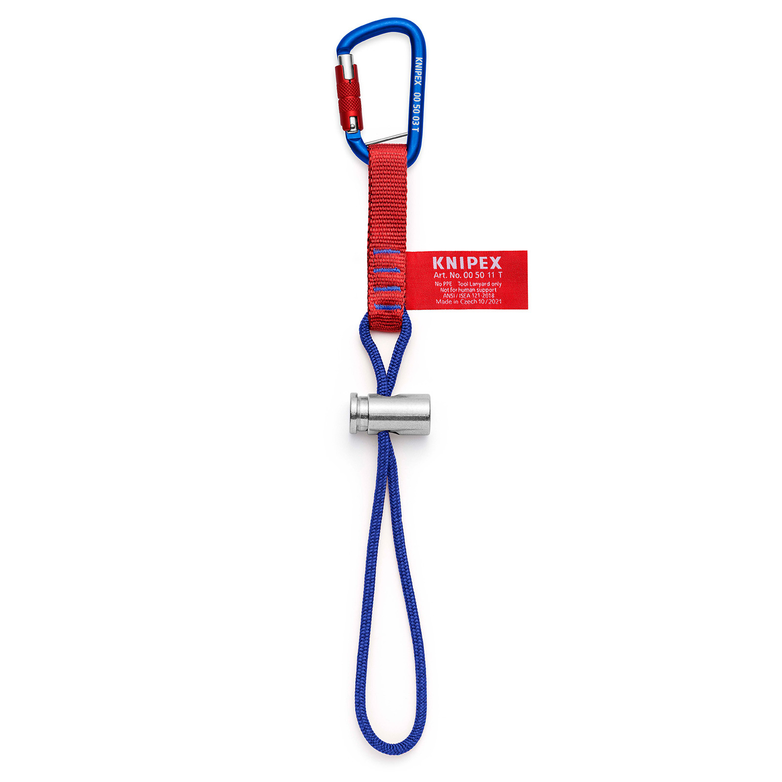 Knipex Adapterschlaufe  6kg + Materialkarabiner - 005013TBK