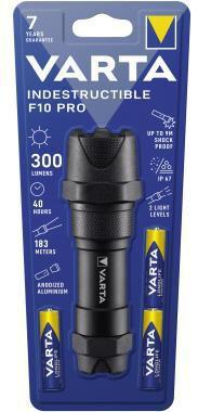 Varta Taschenlampe Indestructible F10 Pro 18710101421 LED