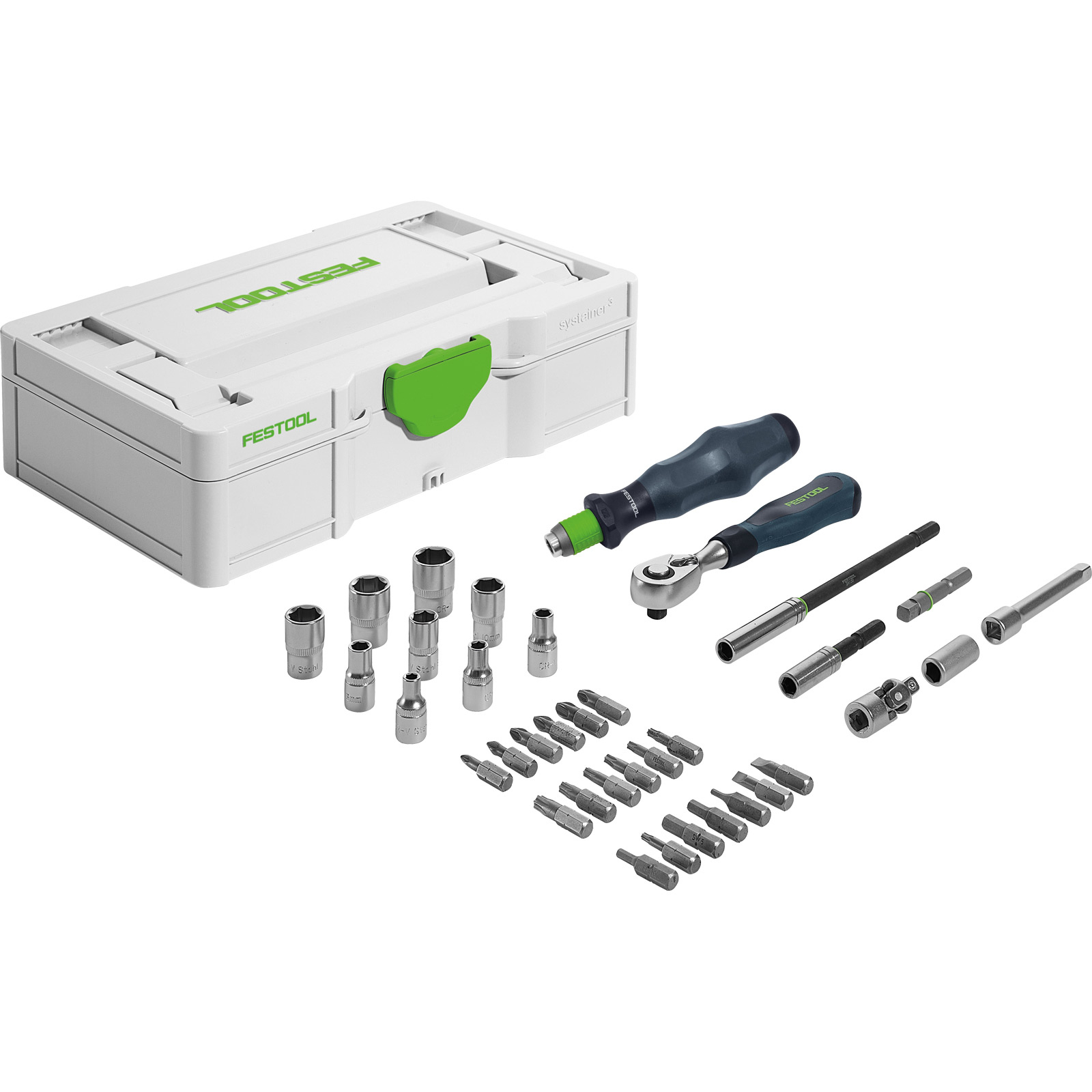 Festool Ratschen-Set SYS3 S 76-1/4"-CE RA im Systainer - 578112