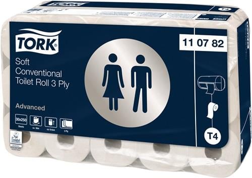 Toilettenpapier TORK Advanced · 110782 3-lagig,Dekorprägung 30x1 Rl.TORK