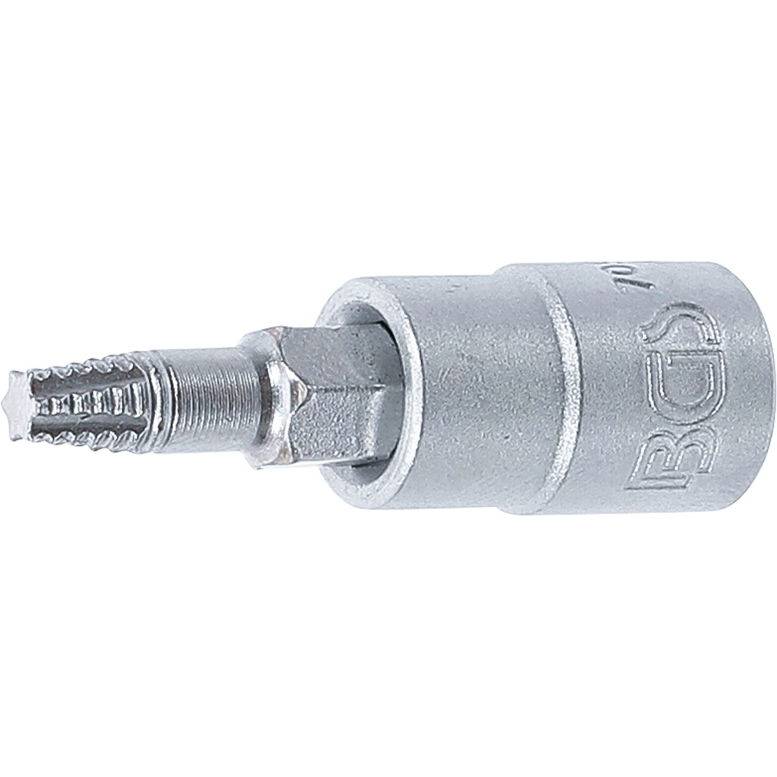 BGS Schraubenausdreher-Bit-Einsatz Antrieb Innenvierkant 6,3 mm (1/4") für defektes T-Profil (für Torx) T20 - 7098-T20