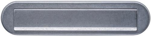 Briefeinwurf VA Edelstahl vibriert ov.77mm 340mm INTERSTEEL