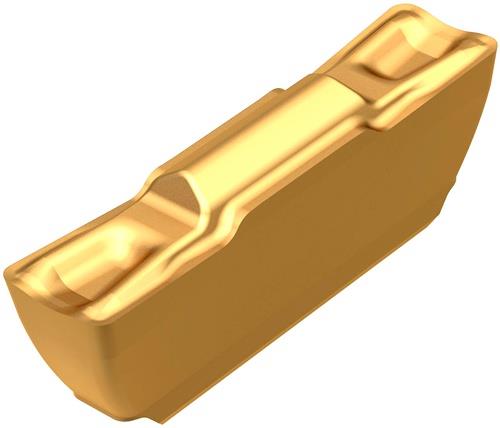 Drehwendeschneidplatte ISO LCMF 031304-CM:T8330 Breite 3mm PVD beschichtet Gold
