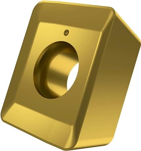 Fräswendeschneidplatte ISO LNET 160616SR-R:M8330 D.5,9mm PVD beschichtet Gold