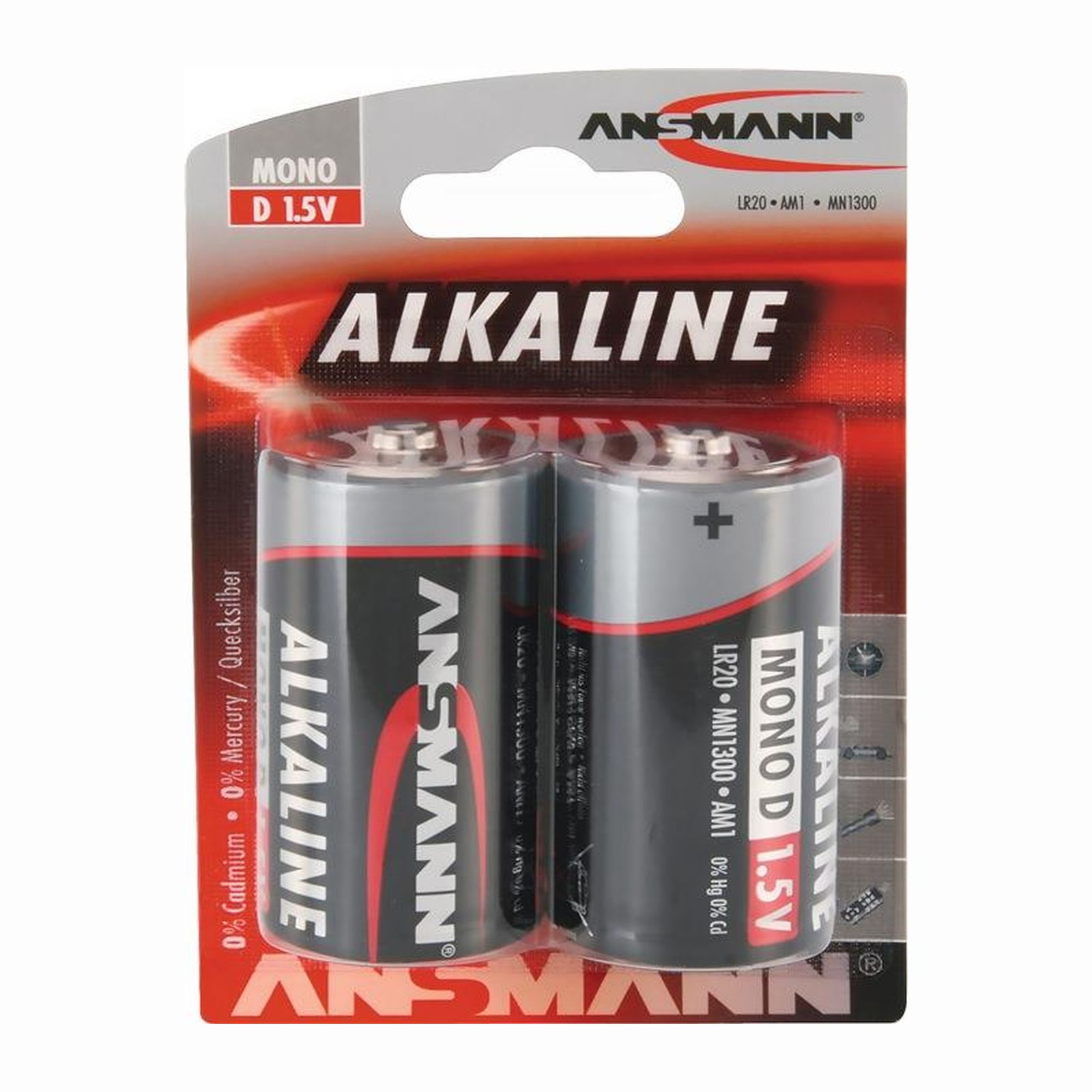 ANSMANN Batterie 1,5 V D-AM1-Mono 18400 mAh - 1514-0000