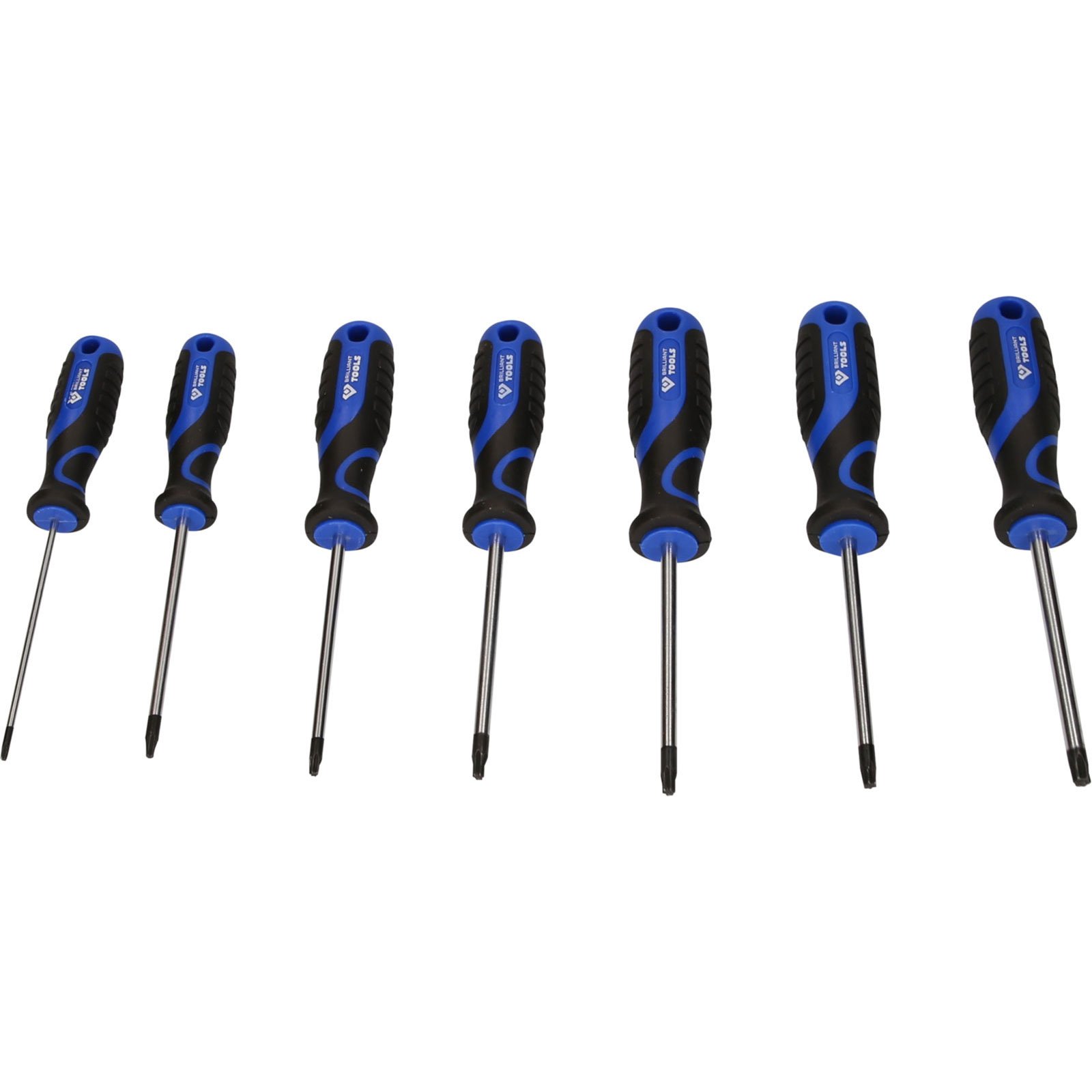 BRILLIANT TOOLS Schraubendreher-Satz 7tlg. Torx-Profil - BT034007