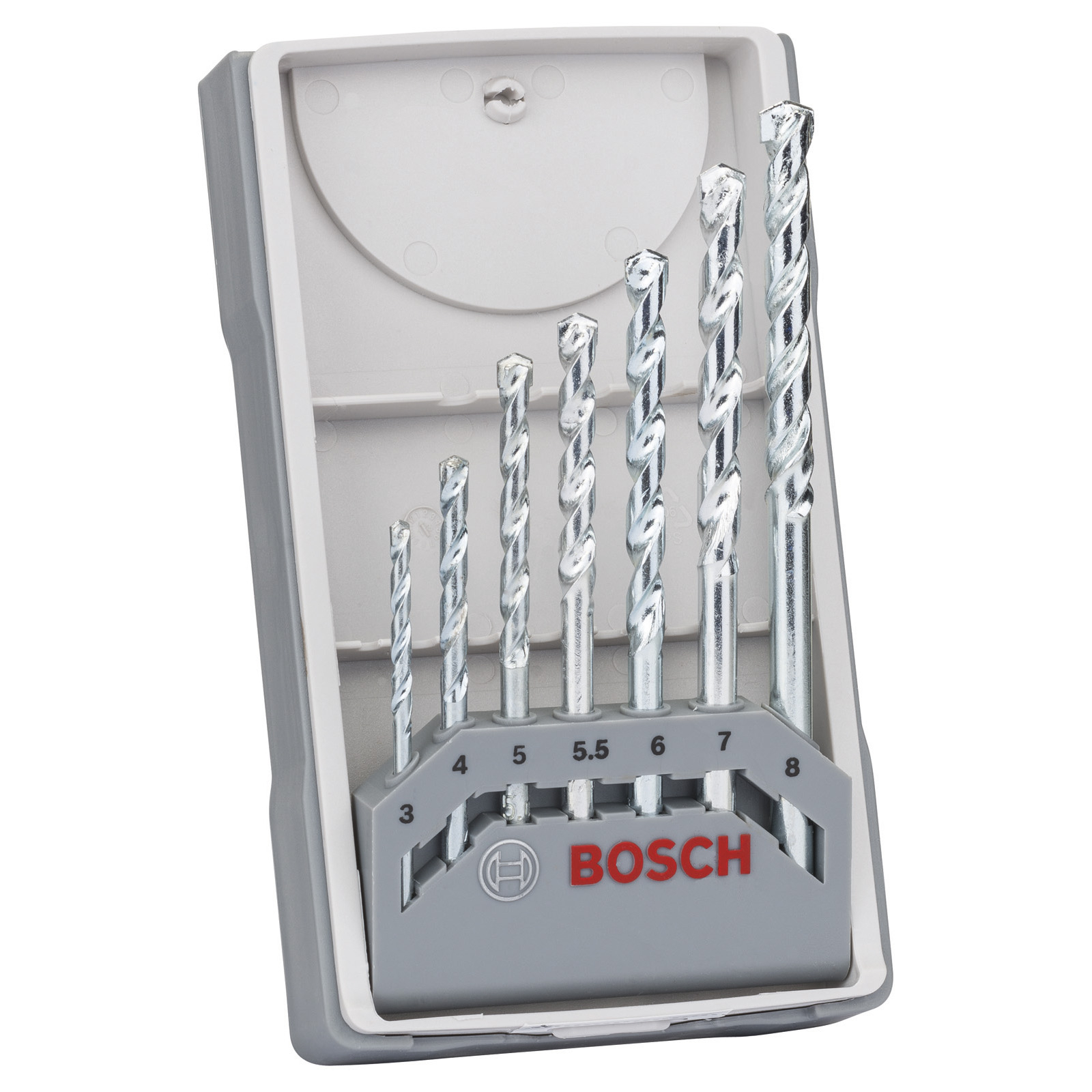 Bosch Steinbohrer-Set CYL-1, 7tlg., 3, 4, 5, 5,5, 6, 7, 8 mm -2607017035