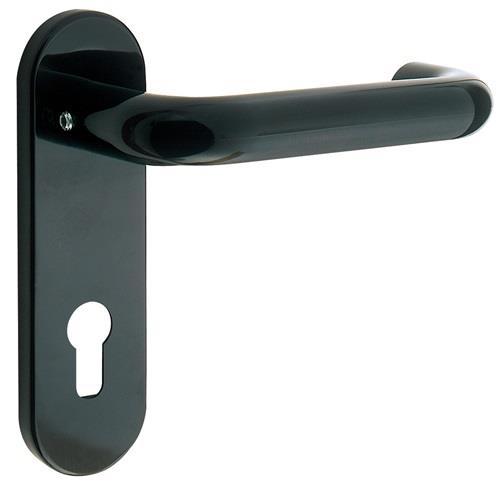 HOPPE FS-Garnitur Paris FS-K138F/353K Ku.F9005 D/D TS 40-65mm PZ rd DIN L/R - 635429