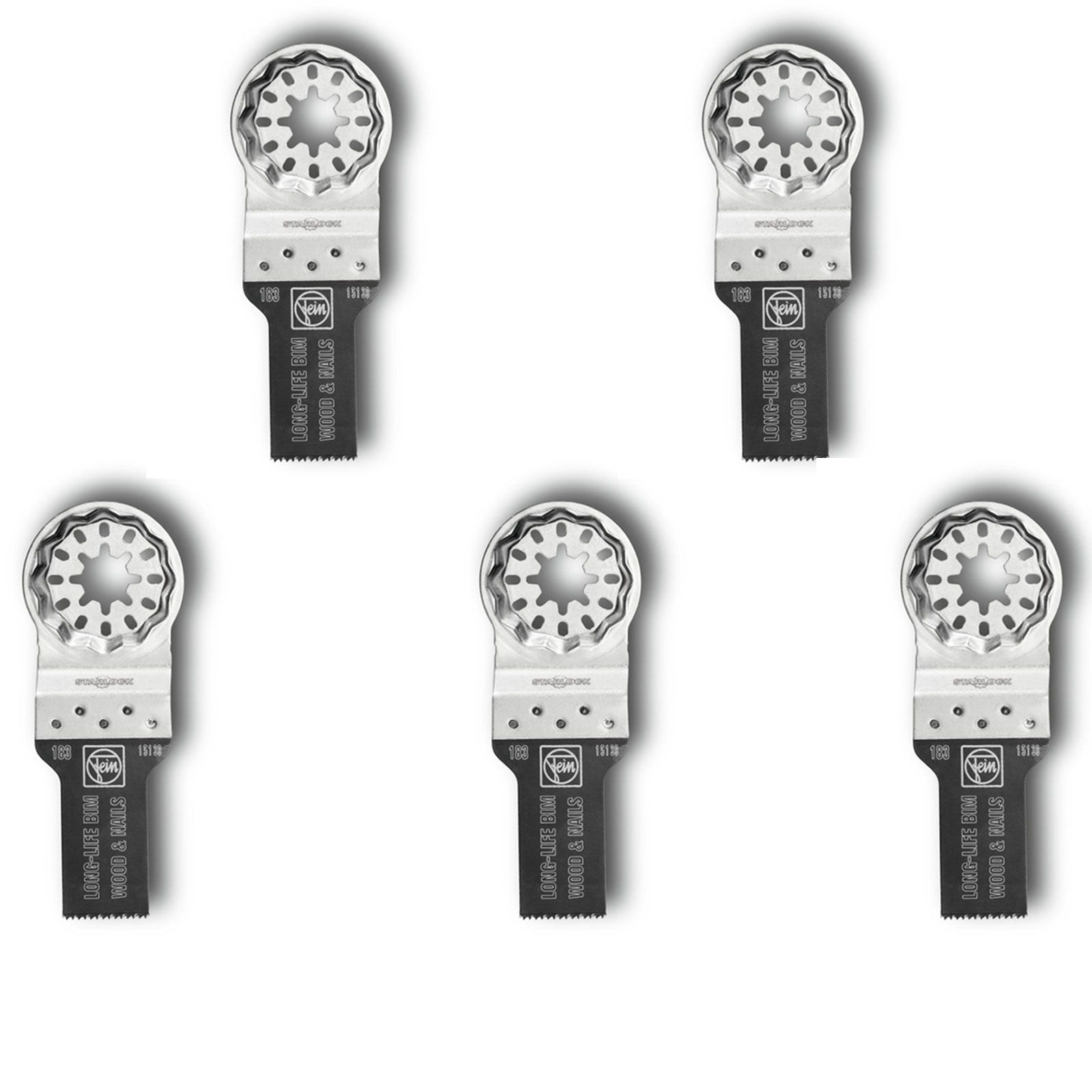 Fein 5x E-Cut Long-Life Sägeblatt Starlock 20 mm - 63502183230