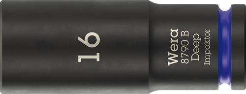 Steckschlüsseleinsatz 8790 B Impaktor Deep 3/8 Zoll 16mm L.63mm WERA