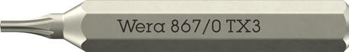 Bit 867/0 Micro TX 3 L.30mm WERA