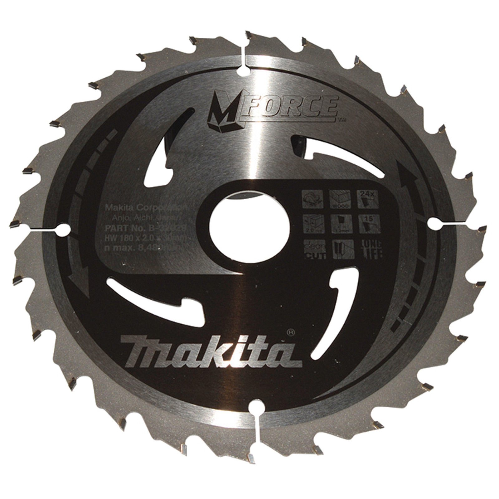 Makita M-FORCE Sägeblatt 180x30x24Z - B-32029