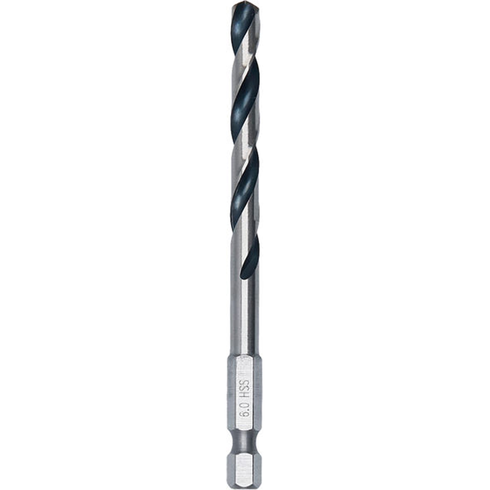 Bosch Metal HSS Spiralbohrer 6 x 57 x 98 mm HEX 1/4 Schaft - 2608577874
